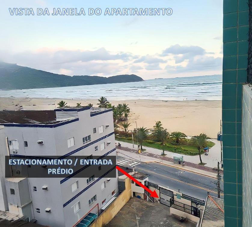 Kitnet Guilhermina Frente Feirinha e Mar Praia Grande (Santos) Exterior foto